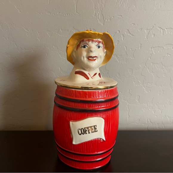 Vintage Old Macdonald Coffee Canister By Regal China - Picture 1 of 12